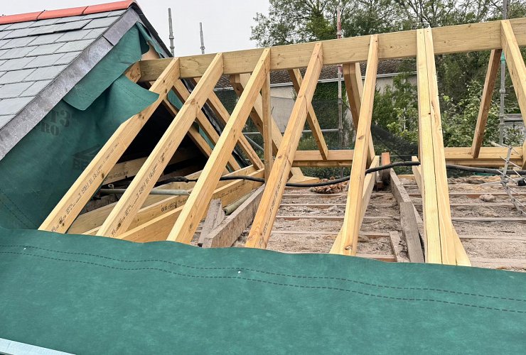 Gable and Roof Replacement to 19th Century Cottage