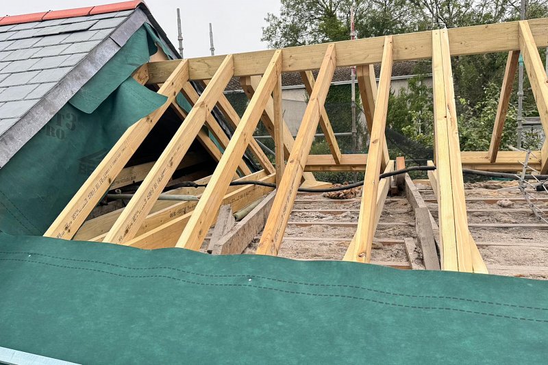 Gable and Roof Replacement to 19th Century Cottage