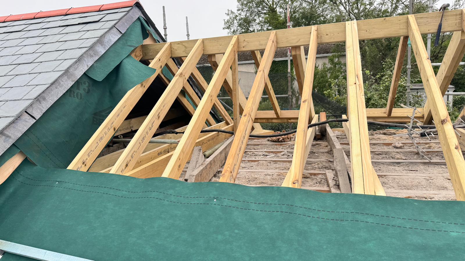 Gable and Roof Replacement to 19th Century Cottage